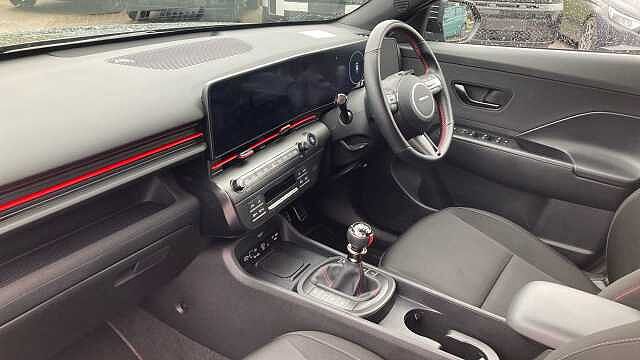 Hyundai KONA 1.6T 138 N Line 5dr Petrol Hatchback Black