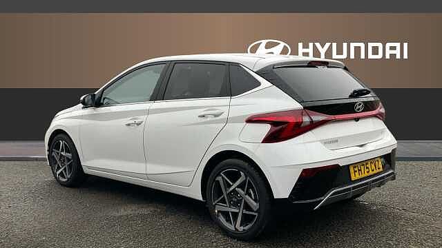 Hyundai I20 1.0T GDi 90 Tech Line 5dr DCT Petrol Hatchback Atlas White - Solid
