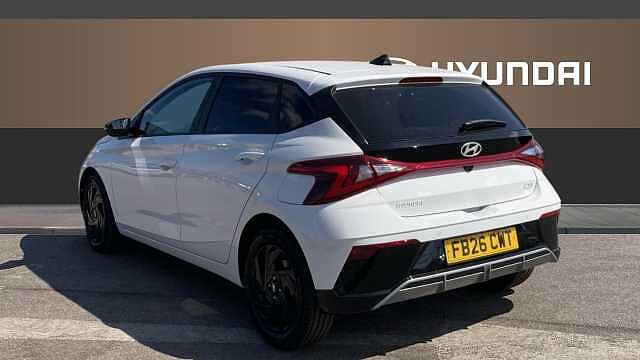 Hyundai I20 1.0T GDi 90 Black Line 5dr DCT Petrol Hatchback Atlas White - Solid