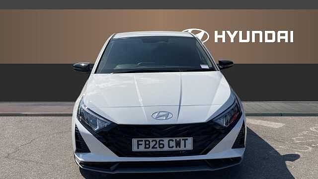 Hyundai I20 1.0T GDi 90 Black Line 5dr DCT Petrol Hatchback Atlas White - Solid