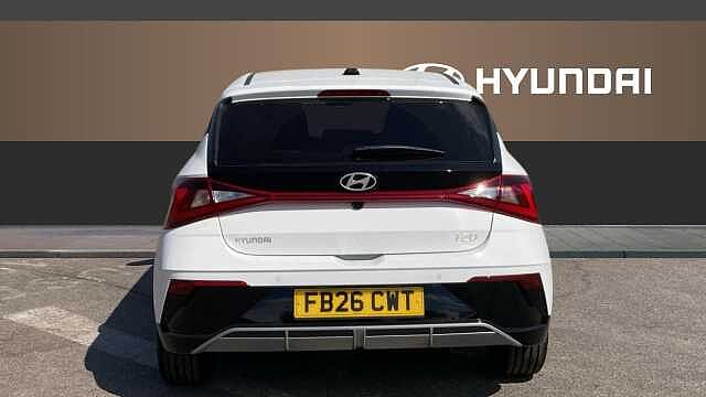 Hyundai I20 1.0T GDi 90 Black Line 5dr DCT Petrol Hatchback Atlas White - Solid
