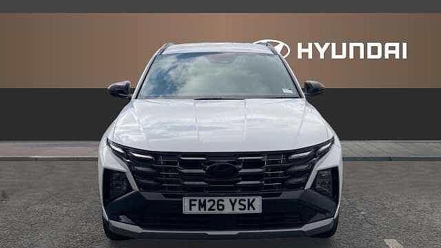 Hyundai TUCSON 1.6T 239 Hybrid Black Line 5dr Auto Hybrid Estate Special Solid - Atlas White