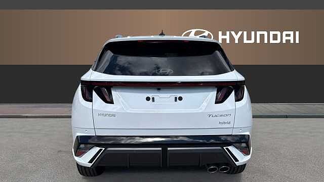 Hyundai TUCSON 1.6T Hybrid N Line 5dr Auto Hybrid Estate Pearl - Serenity White